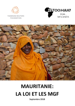 Mauritania: The Law and FGM (2018, French)